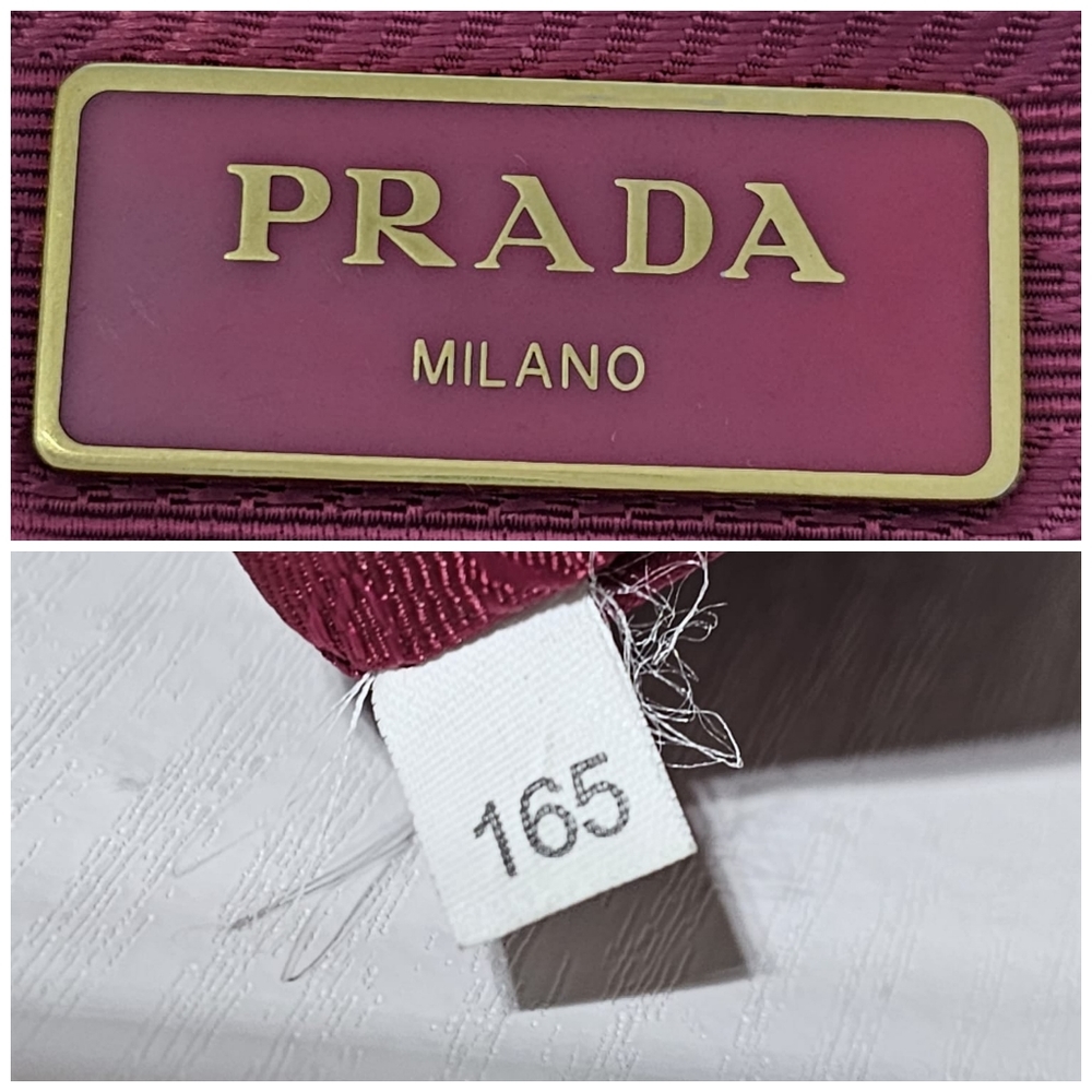 Prada Bauletto Baguettes Nylon Bag Pink - Picture 4 of 13